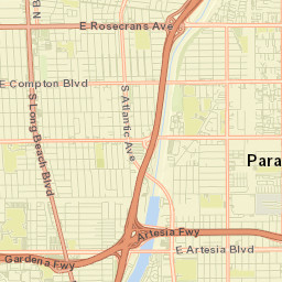 East Rancho Dominguez Street Map