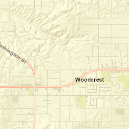 Woodcrest Street Map
