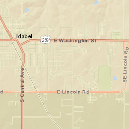 Idabel Street Map