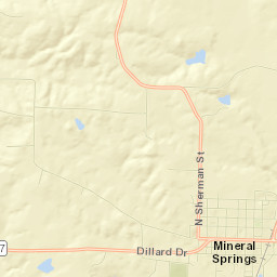 Mineral Springs Street Map