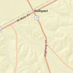 Sulligent Street Map
