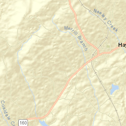 Hayden Street Map
