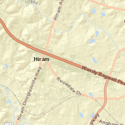 Hiram Street Map