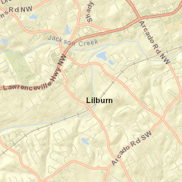 Lilburn Street Map
