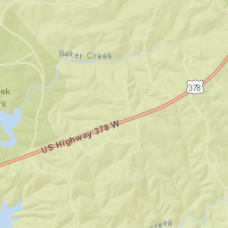 McCormick County Street Map