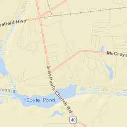 Cane Savannah Street Map