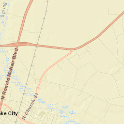 Lake City Street Map