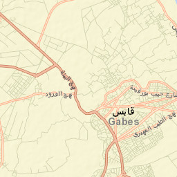 Gabès Street Map
