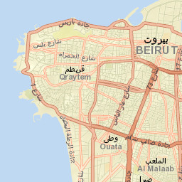 Beirut Street Map