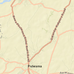 Pulwama Street Map