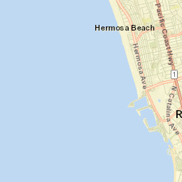 Hermosa Beach Street Map