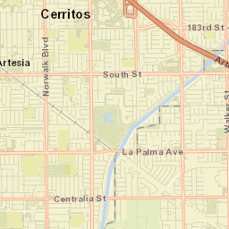 La Palma Street Map