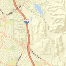 El Cerrito Corona Street Map