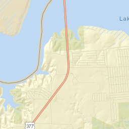 Sherwood Shores Street Map