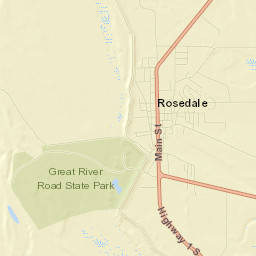 Rosedale Street Map