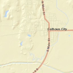 Calhoun City Street Map