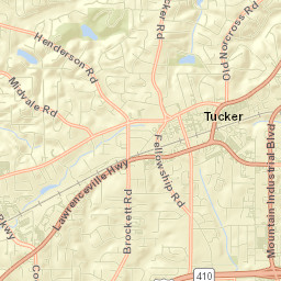 Tucker Street Map