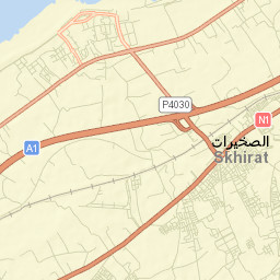 Skhirate Street Map
