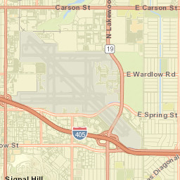 Signal Hill Street Map