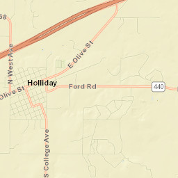 Holliday Street Map