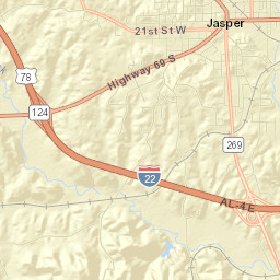 Walker County Street Map