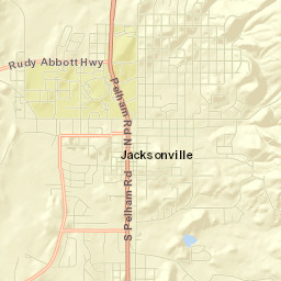 Jacksonville Street Map