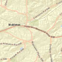 Mableton Street Map