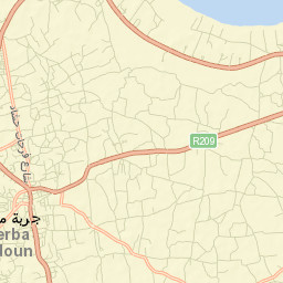 Midoun Street Map