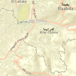 Baabda Street Map