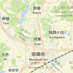 Munakata-shi Street Map