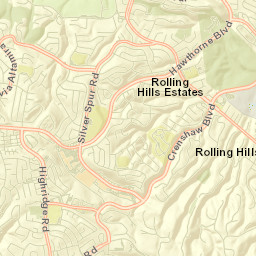 Rolling Hills Estates Street Map