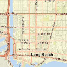 Long Beach Street Map