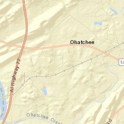 Ohatchee Street Map