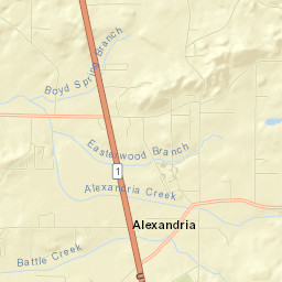 Alexandria Street Map