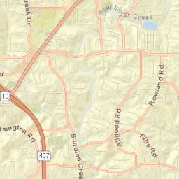 DeKalb County Street Map