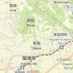 Fukutsu Shi Street Map
