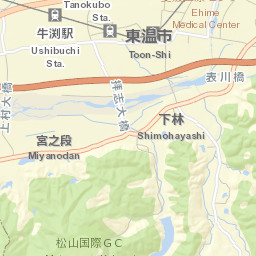 Tōon-shi Street Map