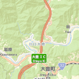 Ōtoyo Street Map