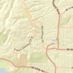 S Western Ave, San Pedro, CA 90732, Street Map