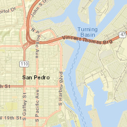 San Pedro Street Map