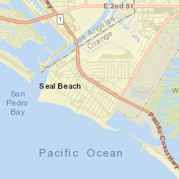 Seal Beach Street Map
