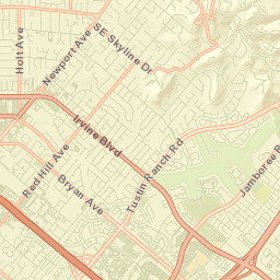 11869-11999 Red Hill Ave, North Tustin, CA Street Map