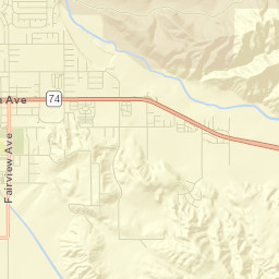 Valle Vista Street Map