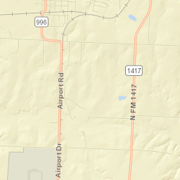 Pottsboro Street Map