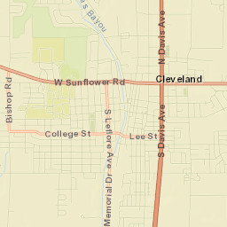 Cleveland Street Map