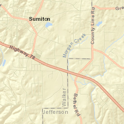 Sumiton Street Map