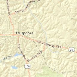 Tallapoosa Street Map