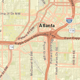Atlanta Street Map