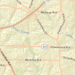 2169 Twin Falls Road, Decatur, GA 30032 Street Map