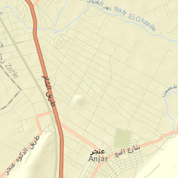 Aanjar Street Map